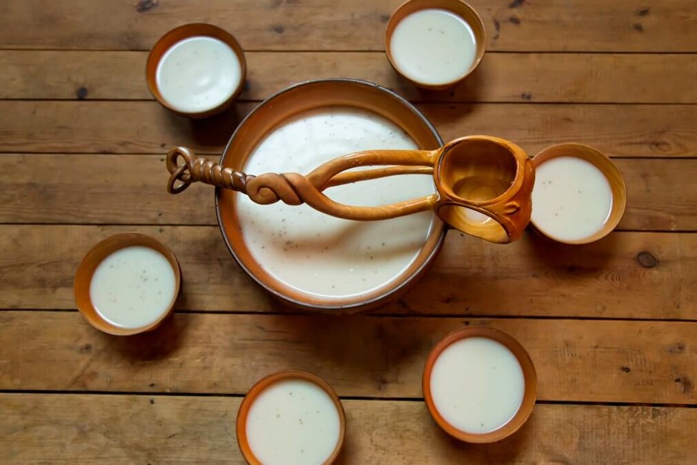 Koumiss pēc potences